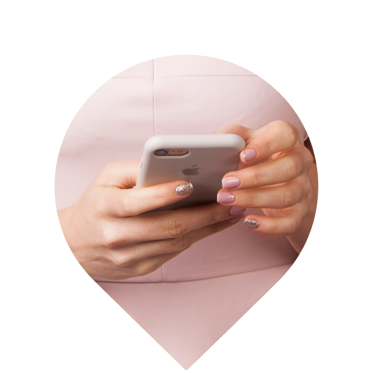 person holding phone